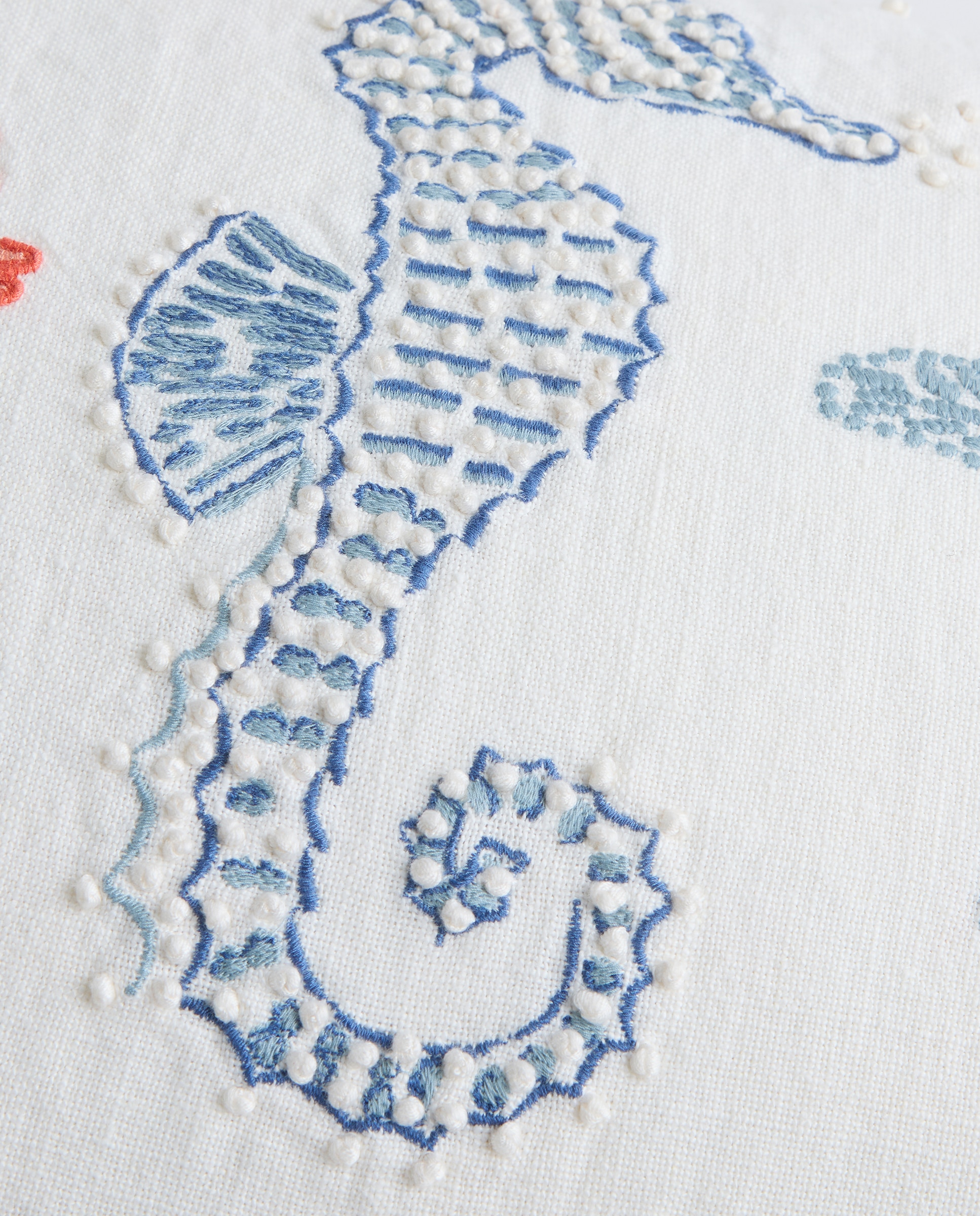 Almofada Decorativa Retangular Sea Life Branco-4