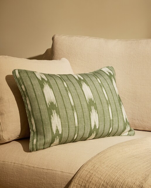 Cojín decorativo rectangular Ikat Pollensa