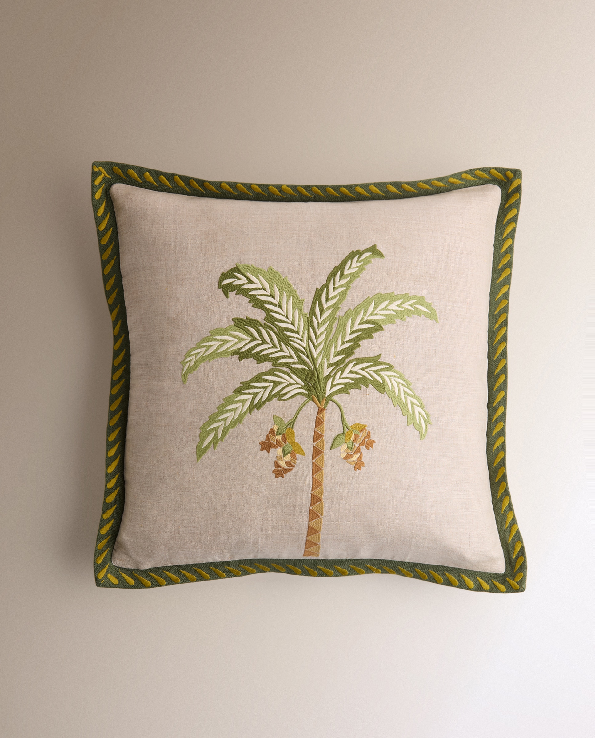 Almofada Decorativa Palmeira Natural-2