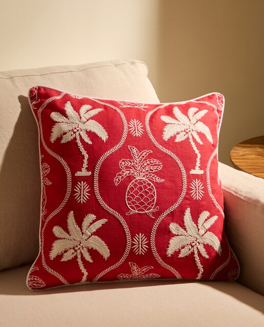 Cojín decorativo bordado Paradise