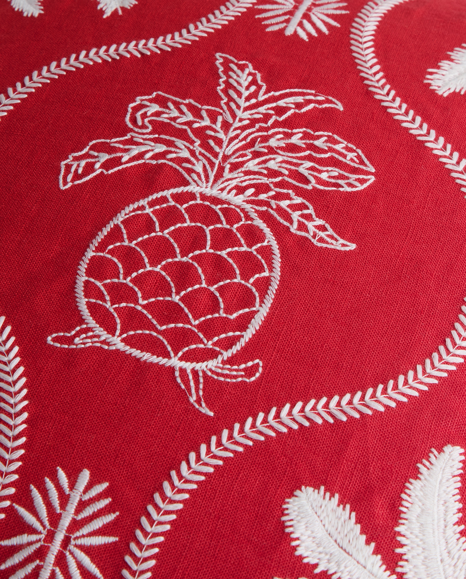 Almofada Decorativa com Bordado Paradise Coral-4