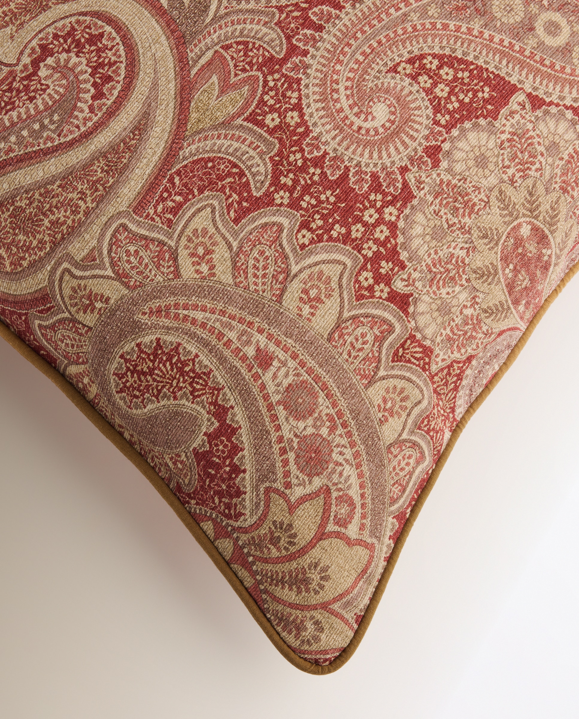 Imagen 4 de Cojín decorativo Paisley - Granate 50 x 50 cm Granate