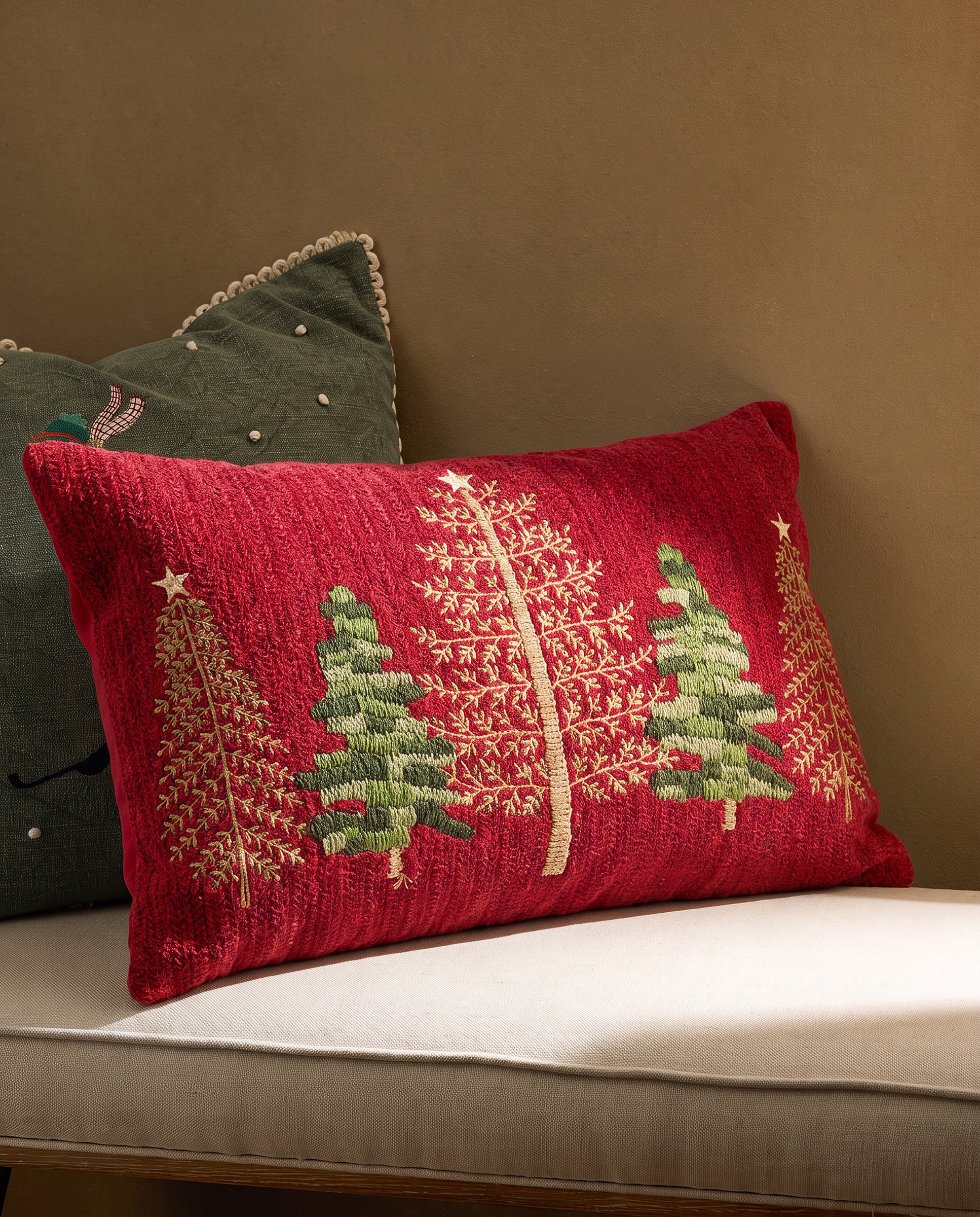 Imagen 1 de Cojín decorativo rectangular Red Xmas - Rojo 40 x 60 cm Rojo