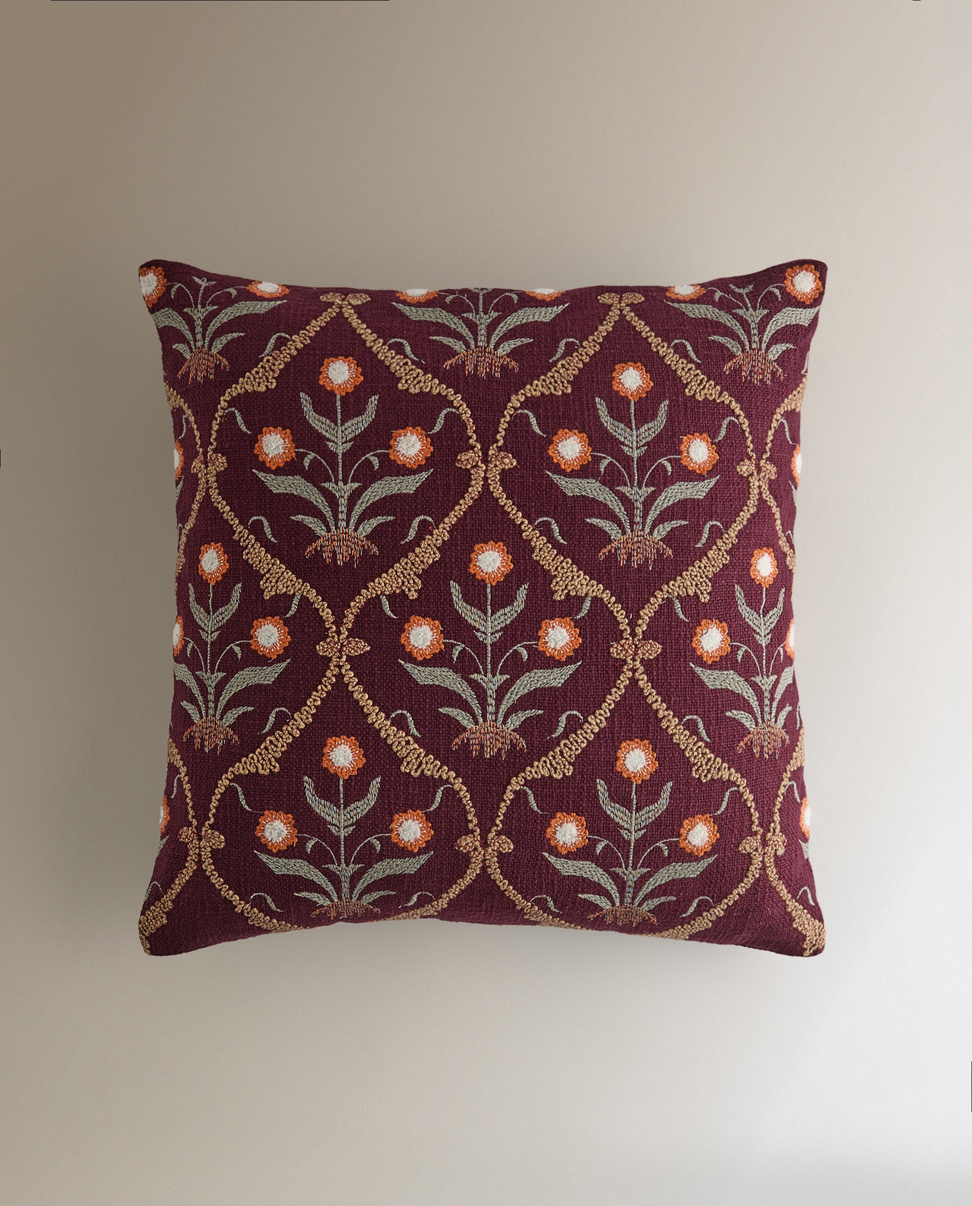 Cojín decorativo Meadow - Morado 50 x 50 cm Morado-2