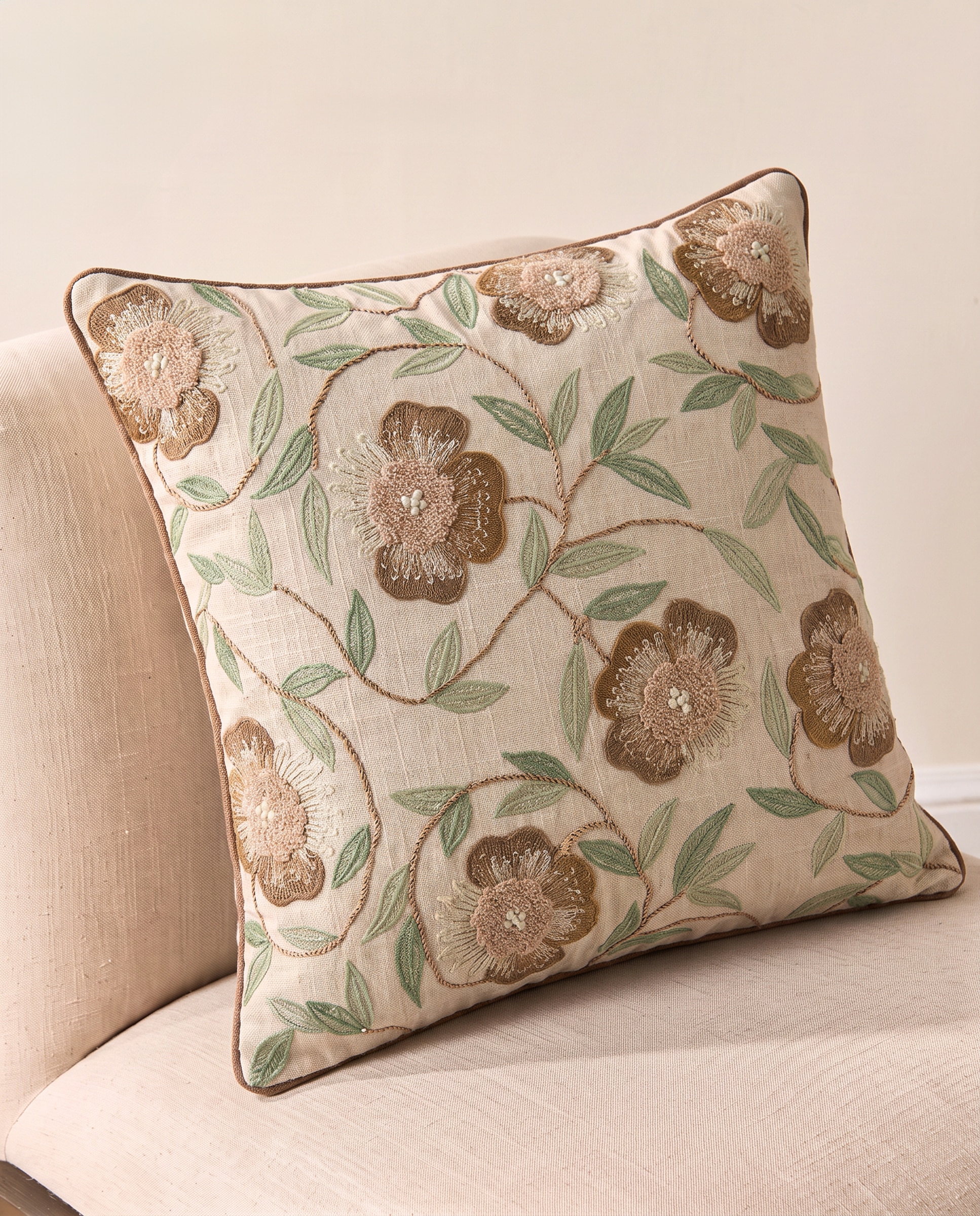 Imagen 0 de Cojín decorativo  Petunia Beige