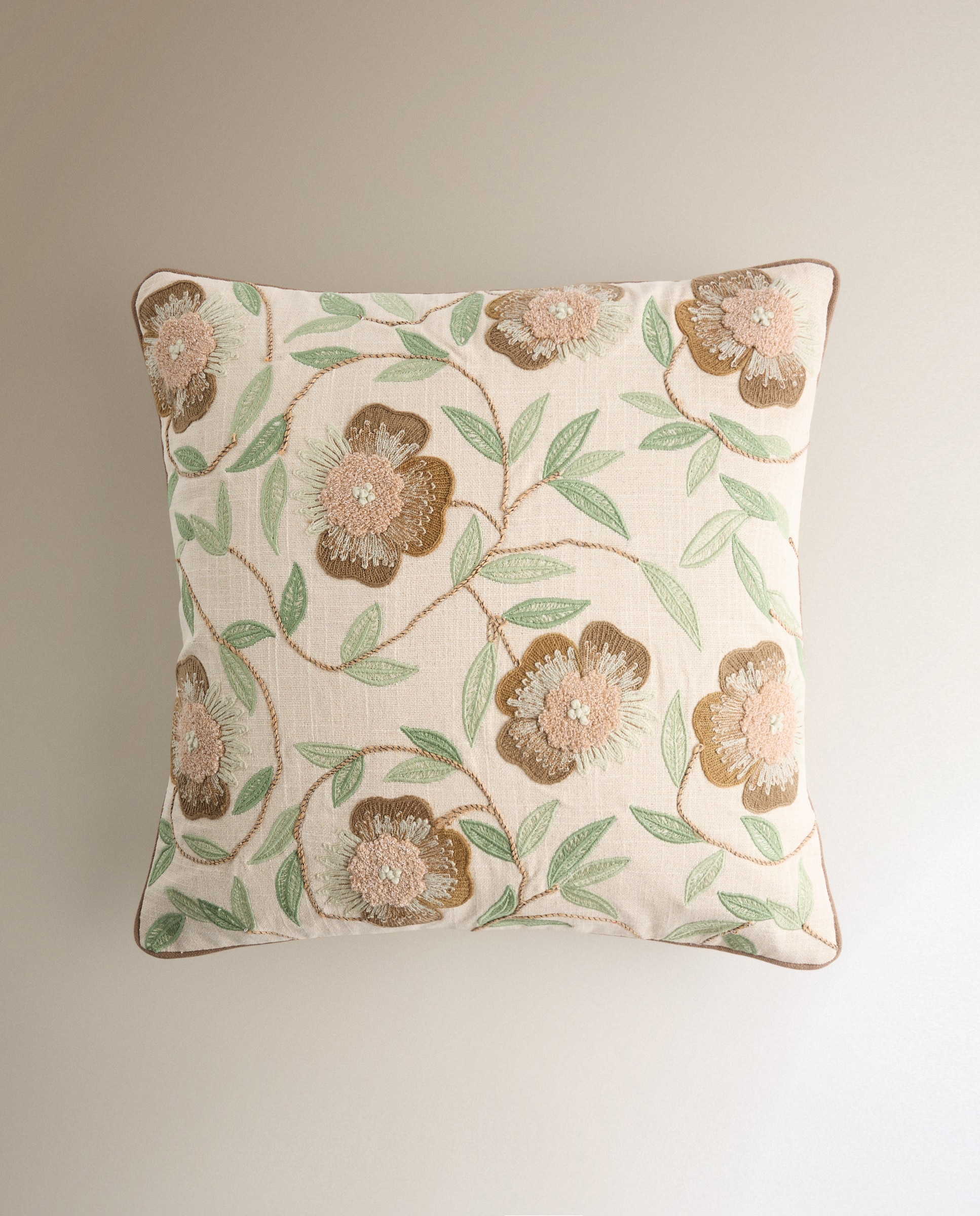 Cojín decorativo Petunia - Beige 50 x 50 cm Beige-2