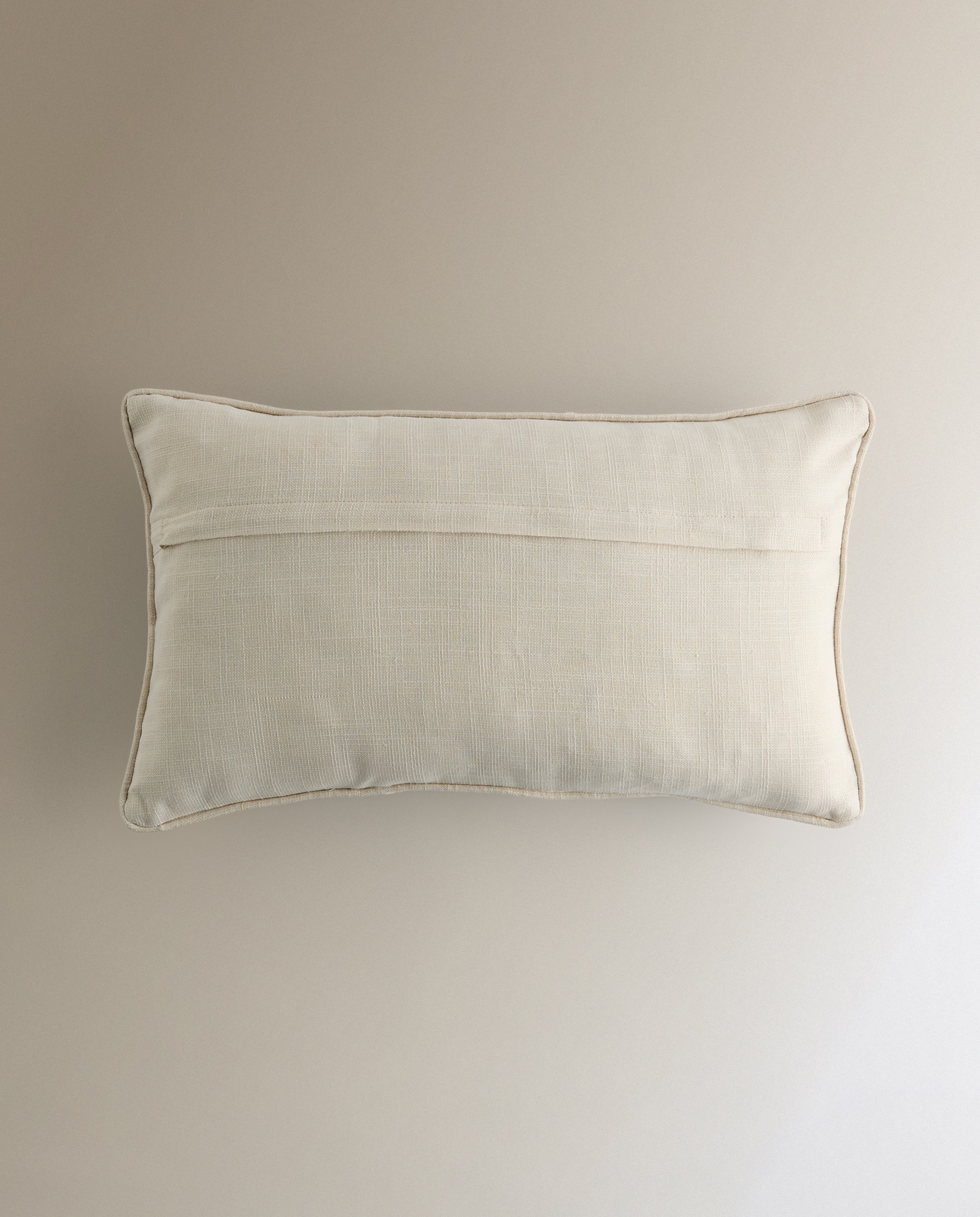 Cojín decorativo rectangular bordado Indian - Azul 30 x 50 cm Azul-5