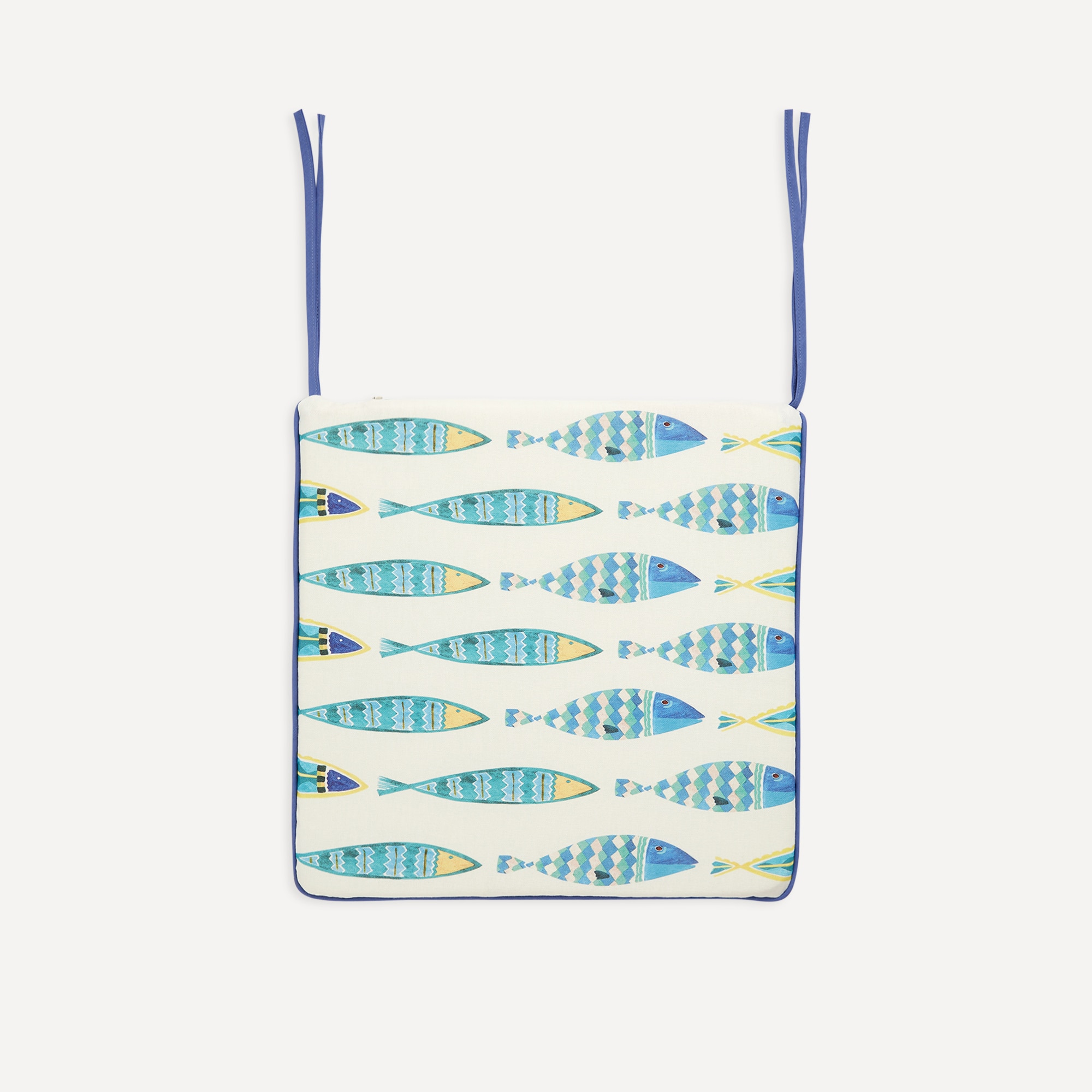 Almofada para Cadeira Peixes Azul-1