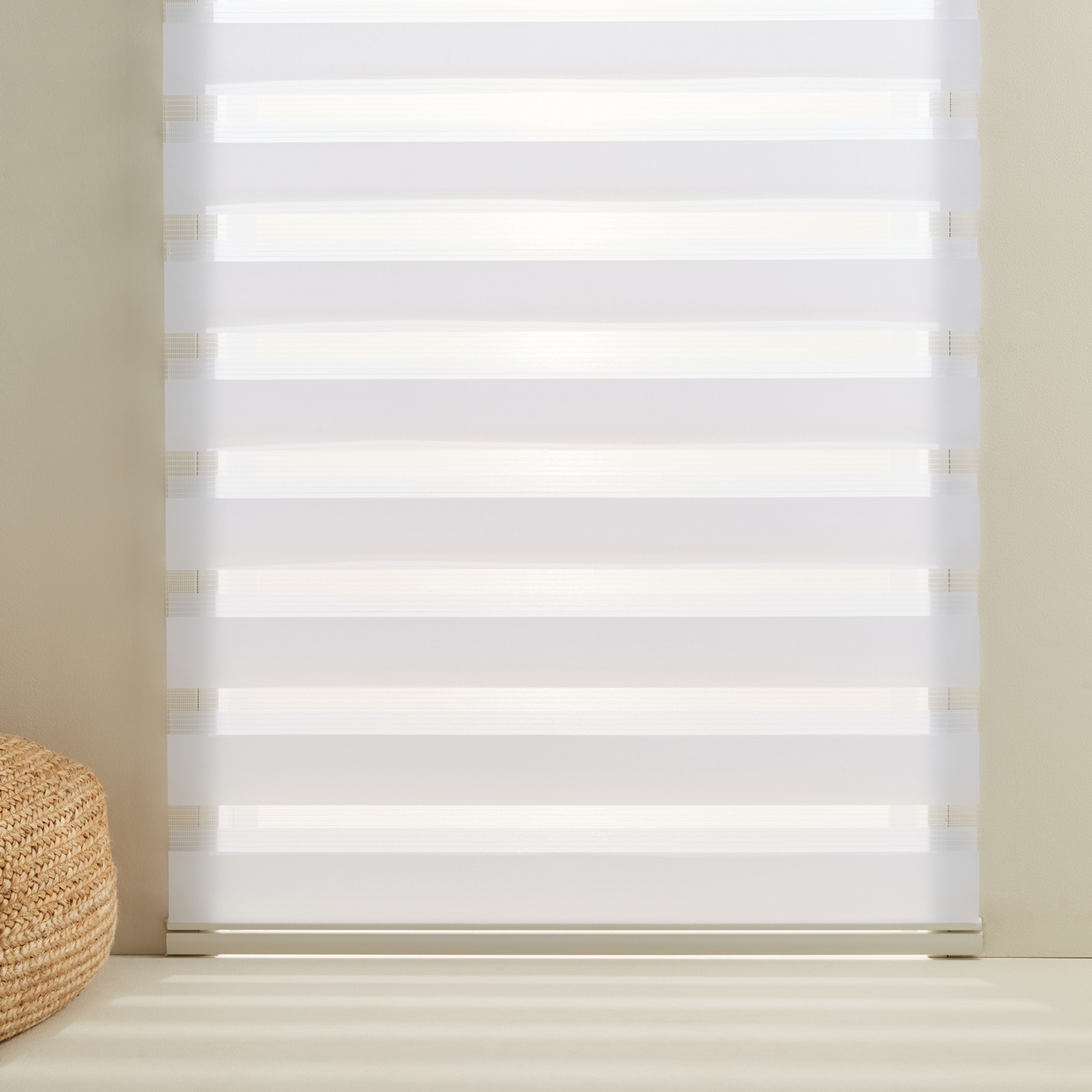 Estor enrollable Noche y día El Corte Inglés - Blanco 150 x 250 cm Blanco-1
