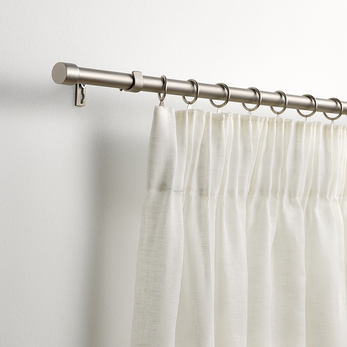Juego de barra extensible hasta 210 cm. Tapón El Corte Inglés - Acero Acero-4