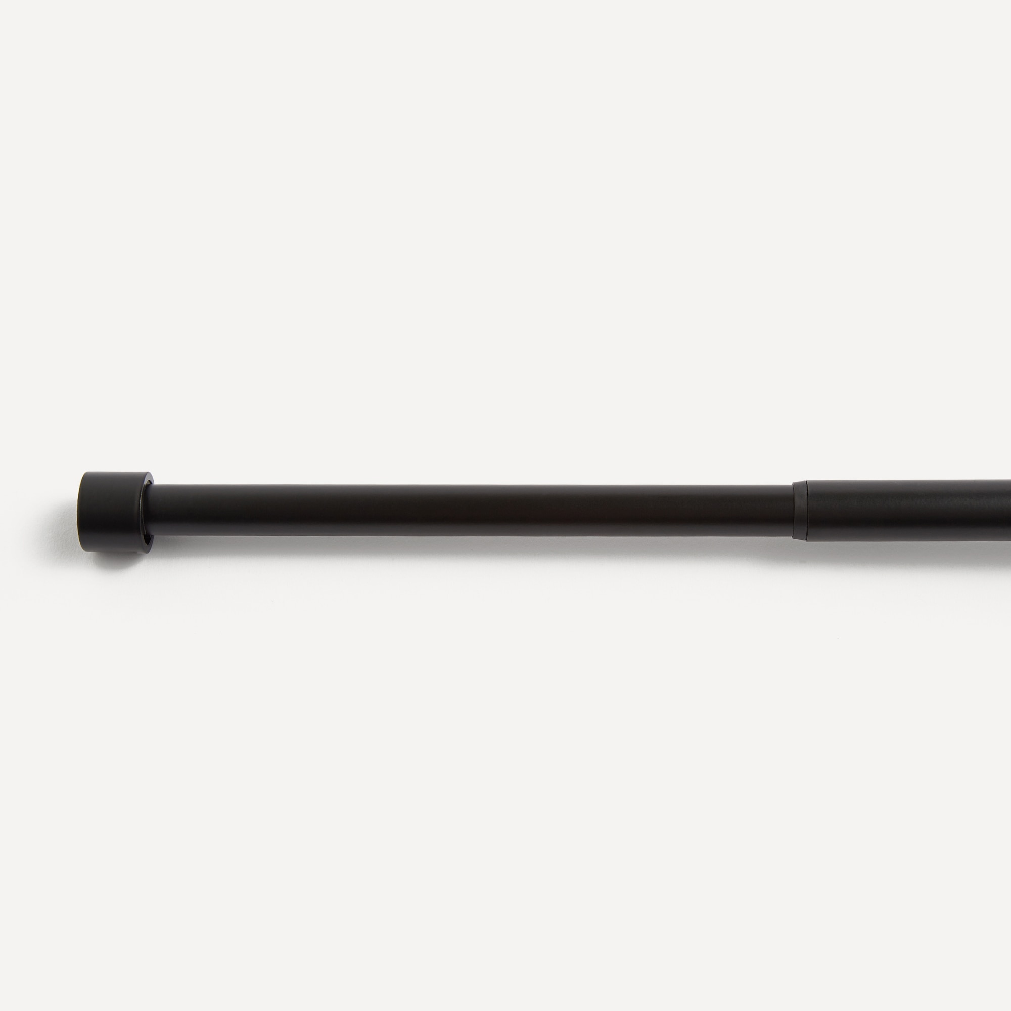 Conjunto de barra extensível até 210 cm Tampa Preto mate-2