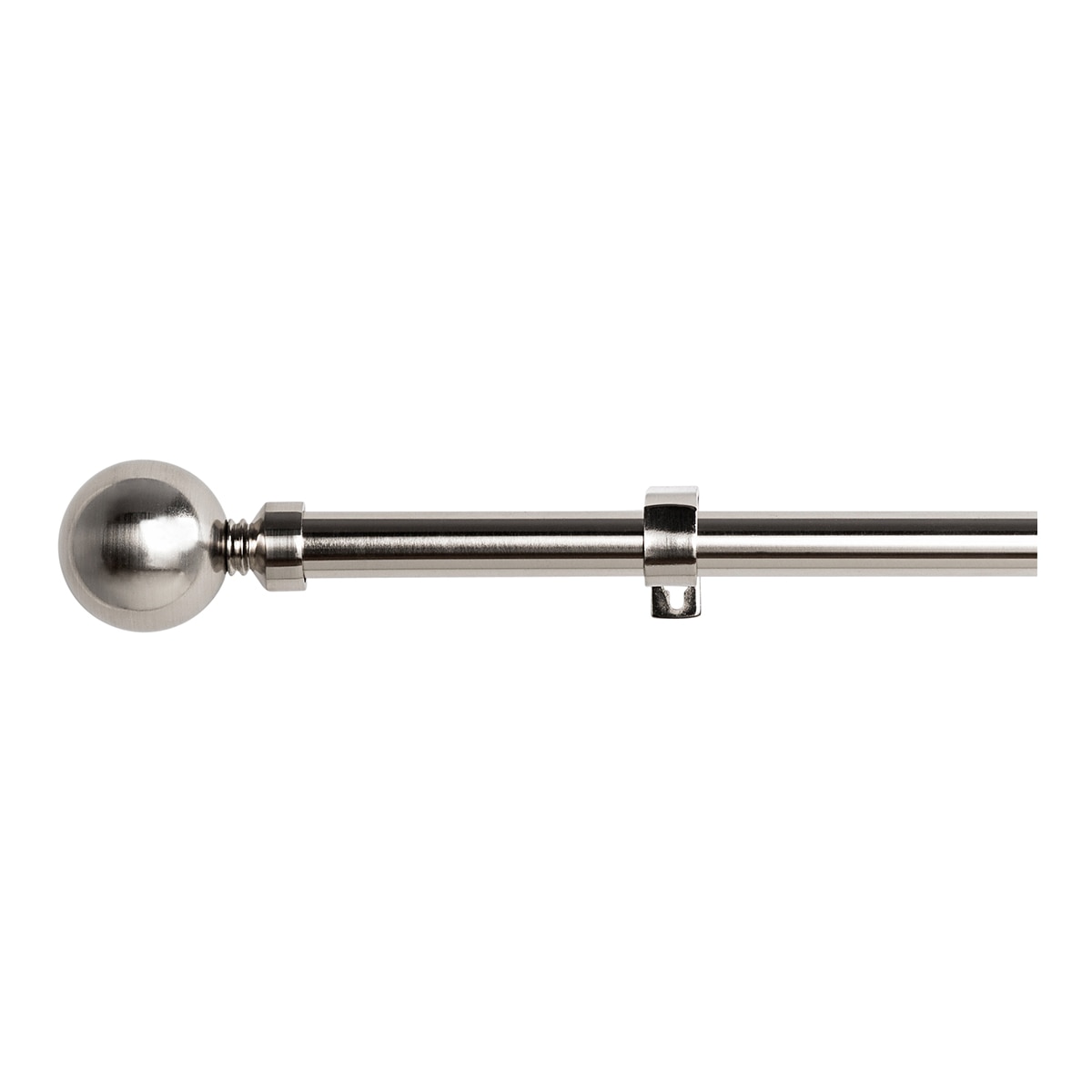 Juego de barra extensible hasta 210 cm. Bola El Corte Inglés - Níquel Níquel-1