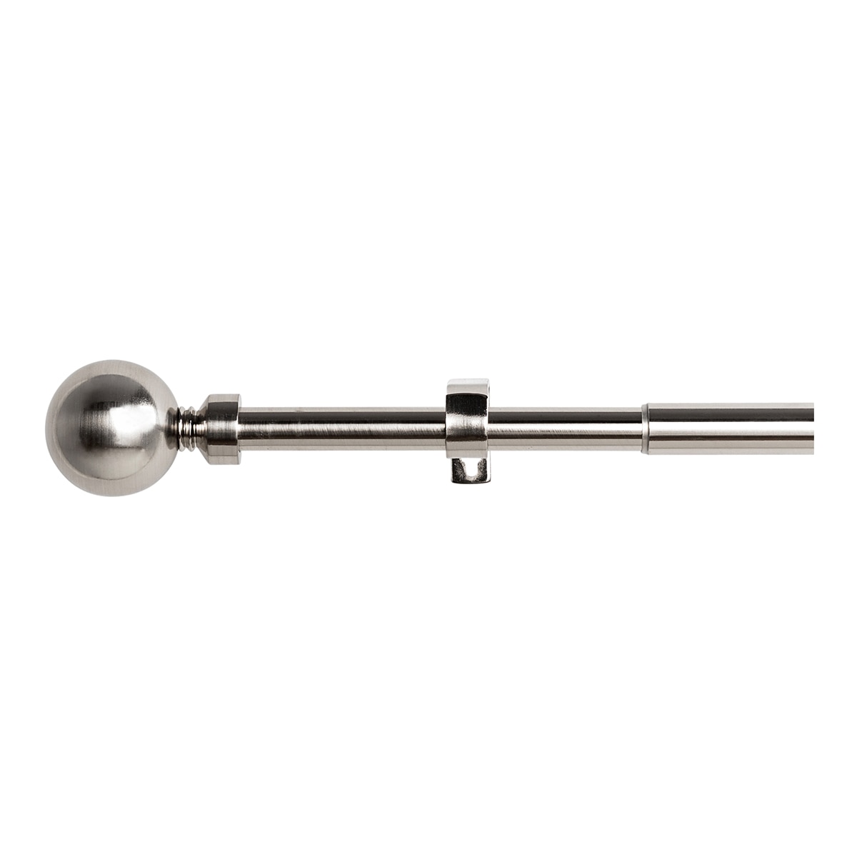 Juego de barra extensible hasta 210 cm. Bola El Corte Inglés - Níquel Níquel-2
