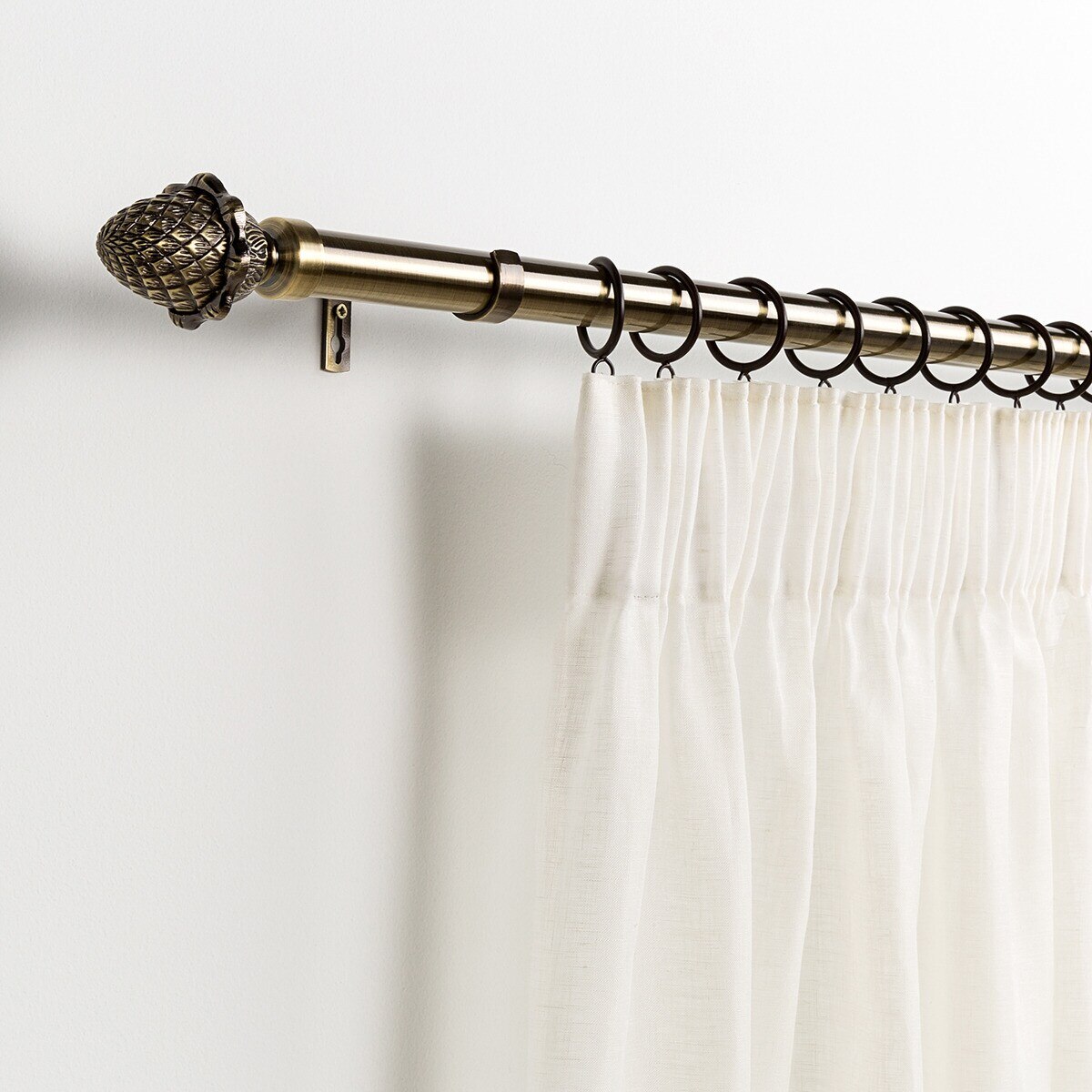 Jogo de barra extensível até 310 cm. El Corte Inglés Pinha Ouro-4