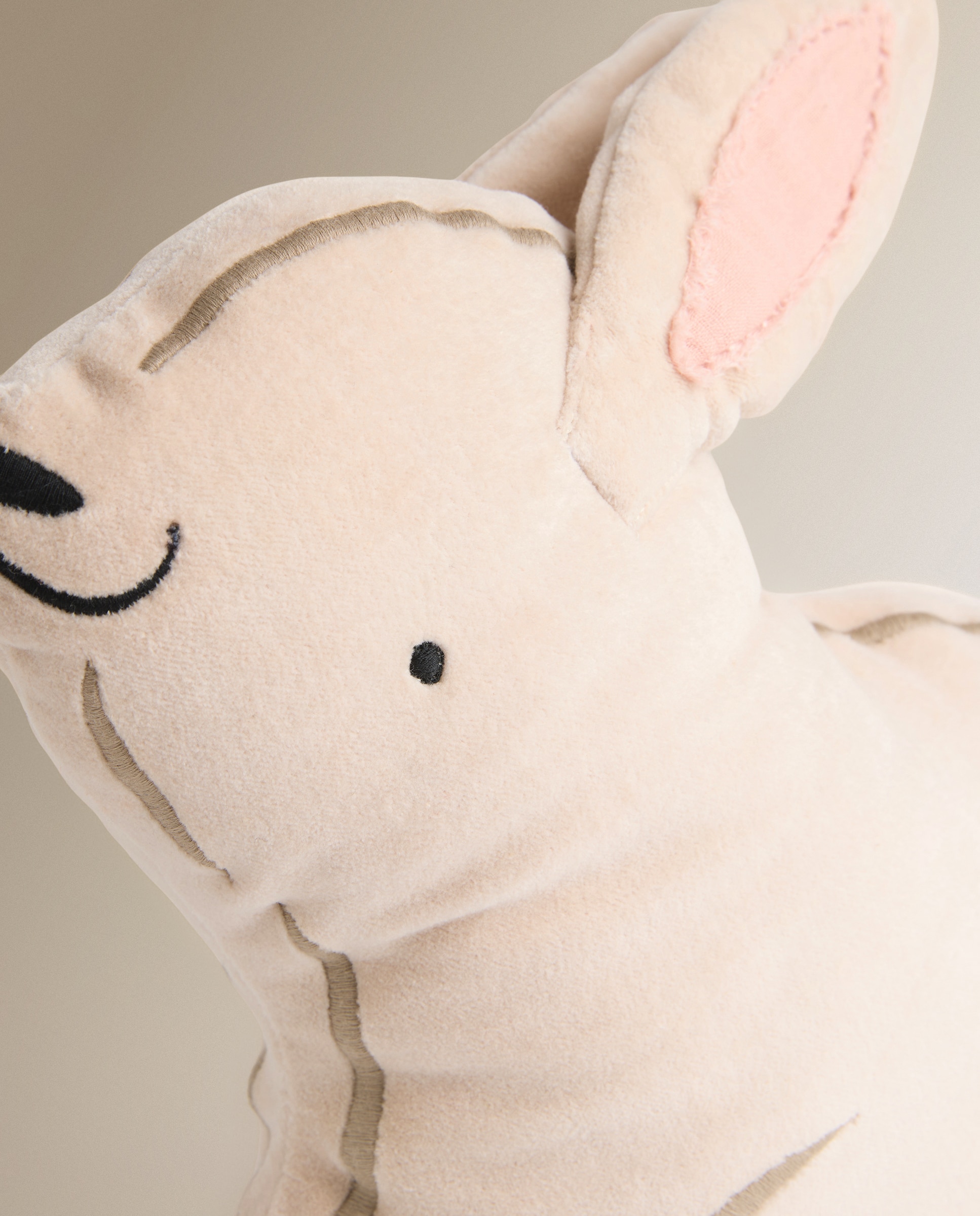 Almofada Decorativa Infantil Bun Bege-3
