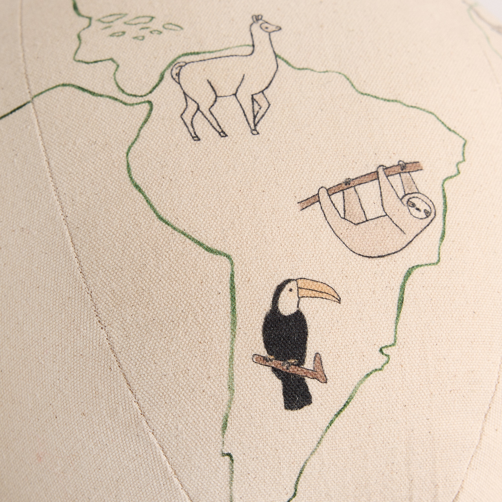 Almofada Decorativa Infantil Globe Multicolor-3