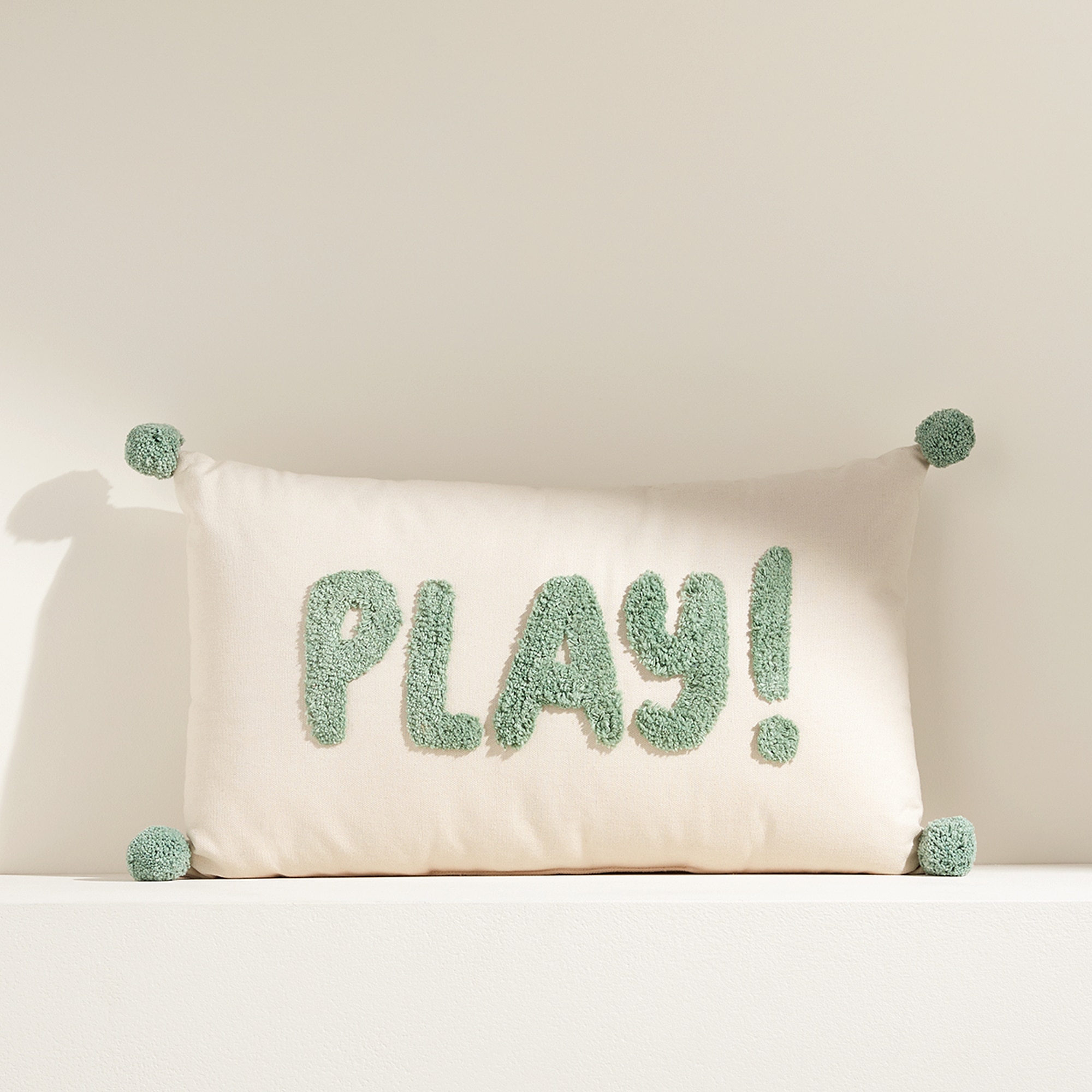 Cojín decorativo infantil Play Mini Home - El Corte Inglés - Blanco 30 x 50 cm Blanco-1