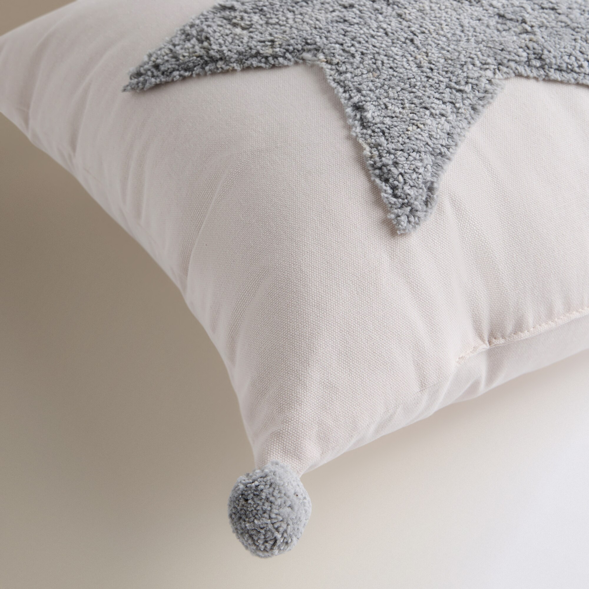 Cojín decorativo infantil Starry - Gris 40 x 40 cm Gris-3