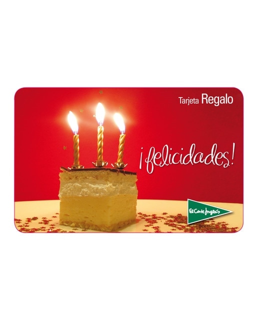 Tarjeta regalo Tarta cumpleaños 1