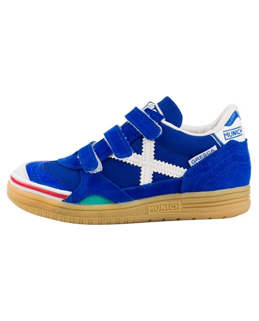 Zapatillas de fútbol sala junior Gresca Munich - Azul Azul-1