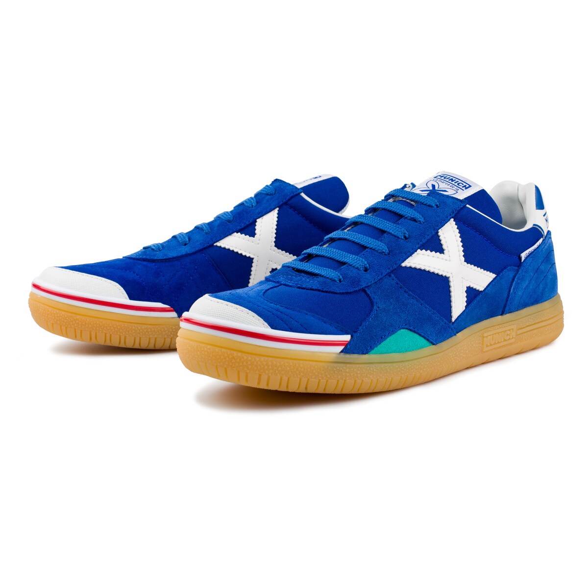 Zapatillas de fútbol sala de hombre Gresca Munich - Azul Azul-2