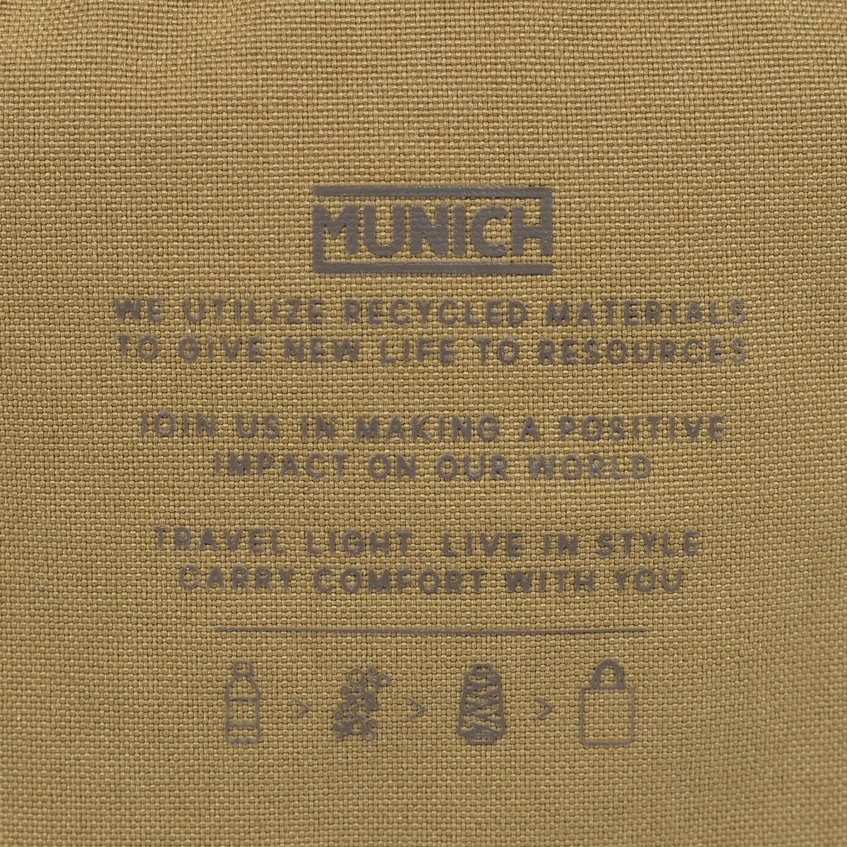 Mochila unisex teca recycled Munich - Amarillo Amarillo-4