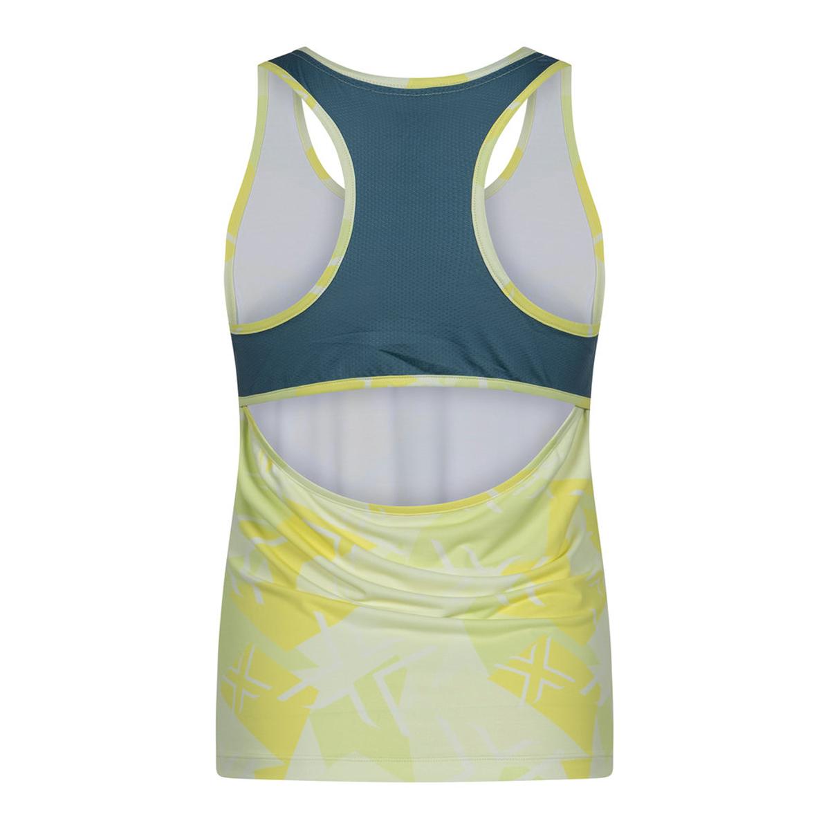 Imagen 3 de Top de padel de mujer print carla MUNICH - Amarillo claro Amarillo claro