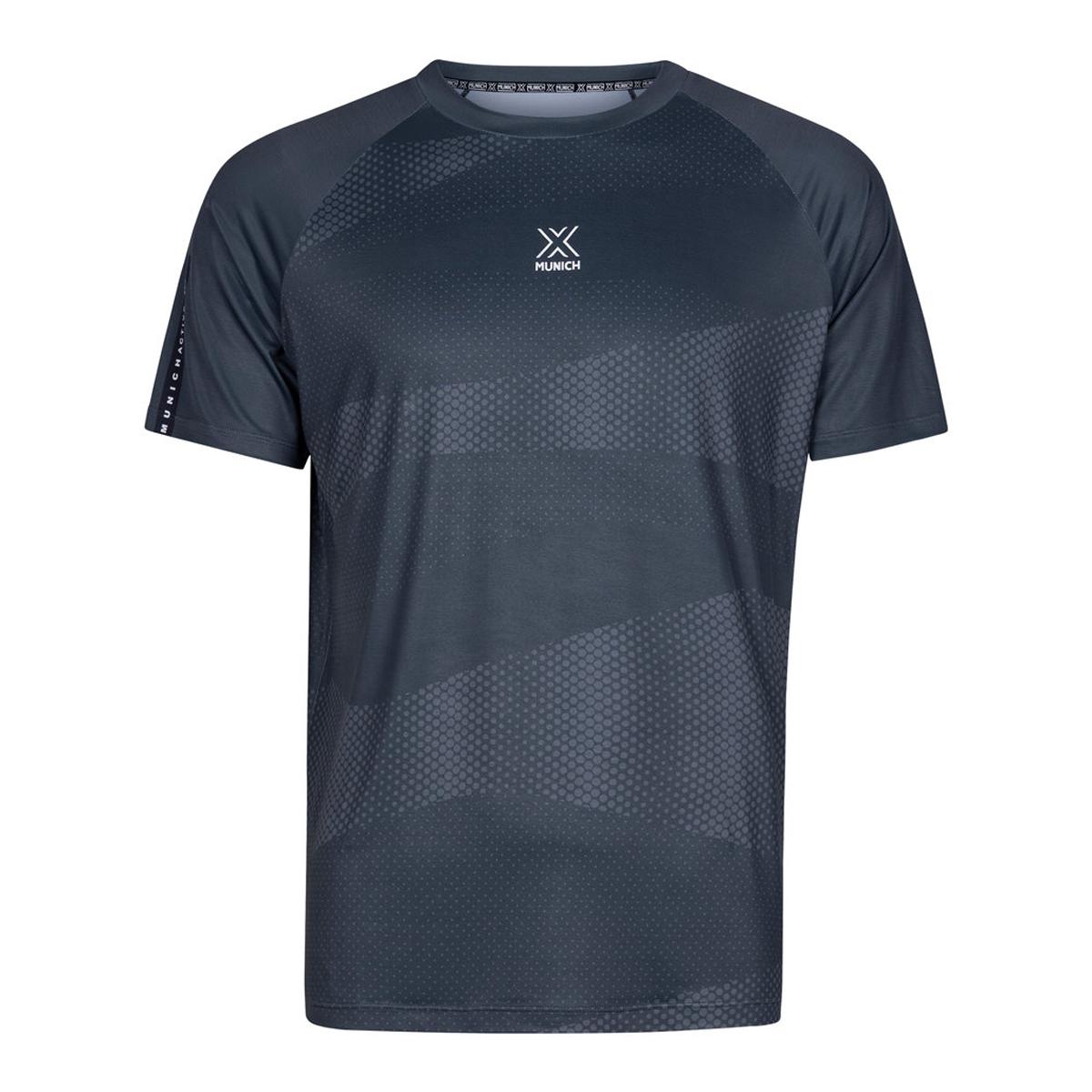 Imagen 1 de Camiseta de padel de hombre smash black MUNICH Negro