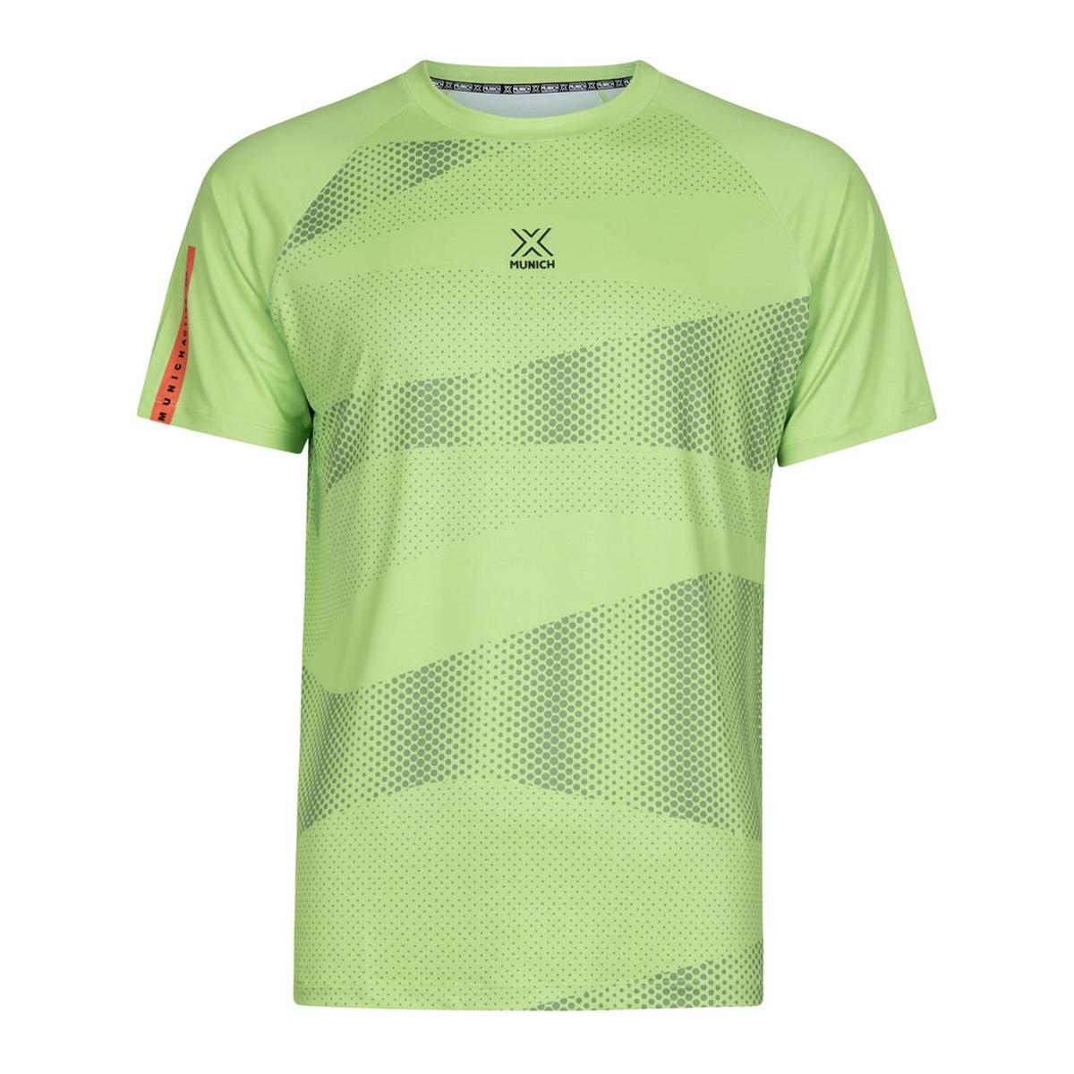 Imagen 0 de Camiseta de padel de hombre smash lime MUNICH Amarillo claro
