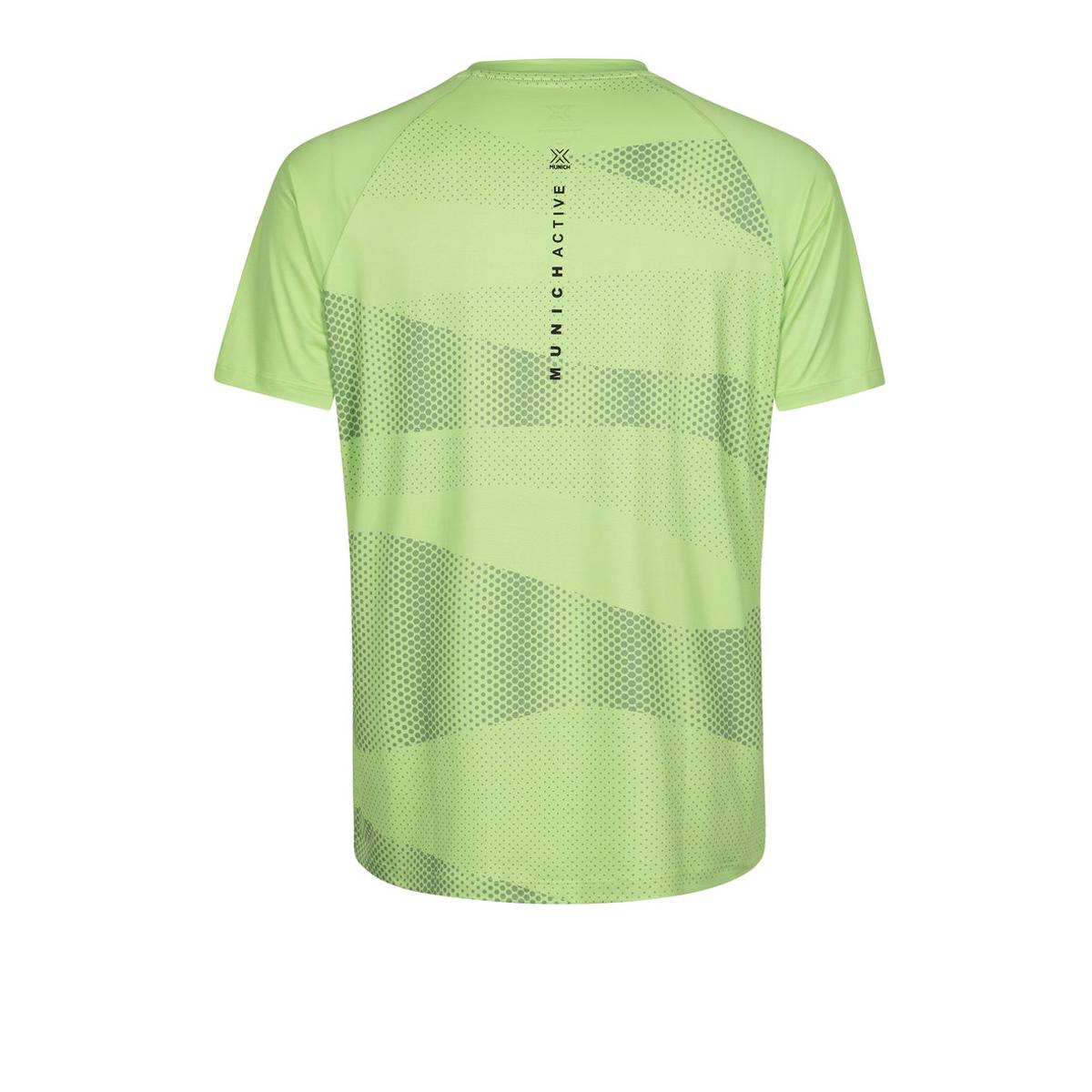 Camiseta de padel de hombre smash lime MUNICH - Amarillo claro Amarillo claro-3