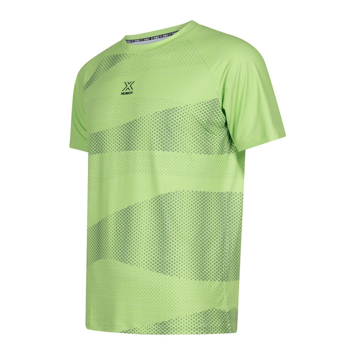 Camiseta de padel de hombre smash lime MUNICH - Amarillo claro Amarillo claro-4