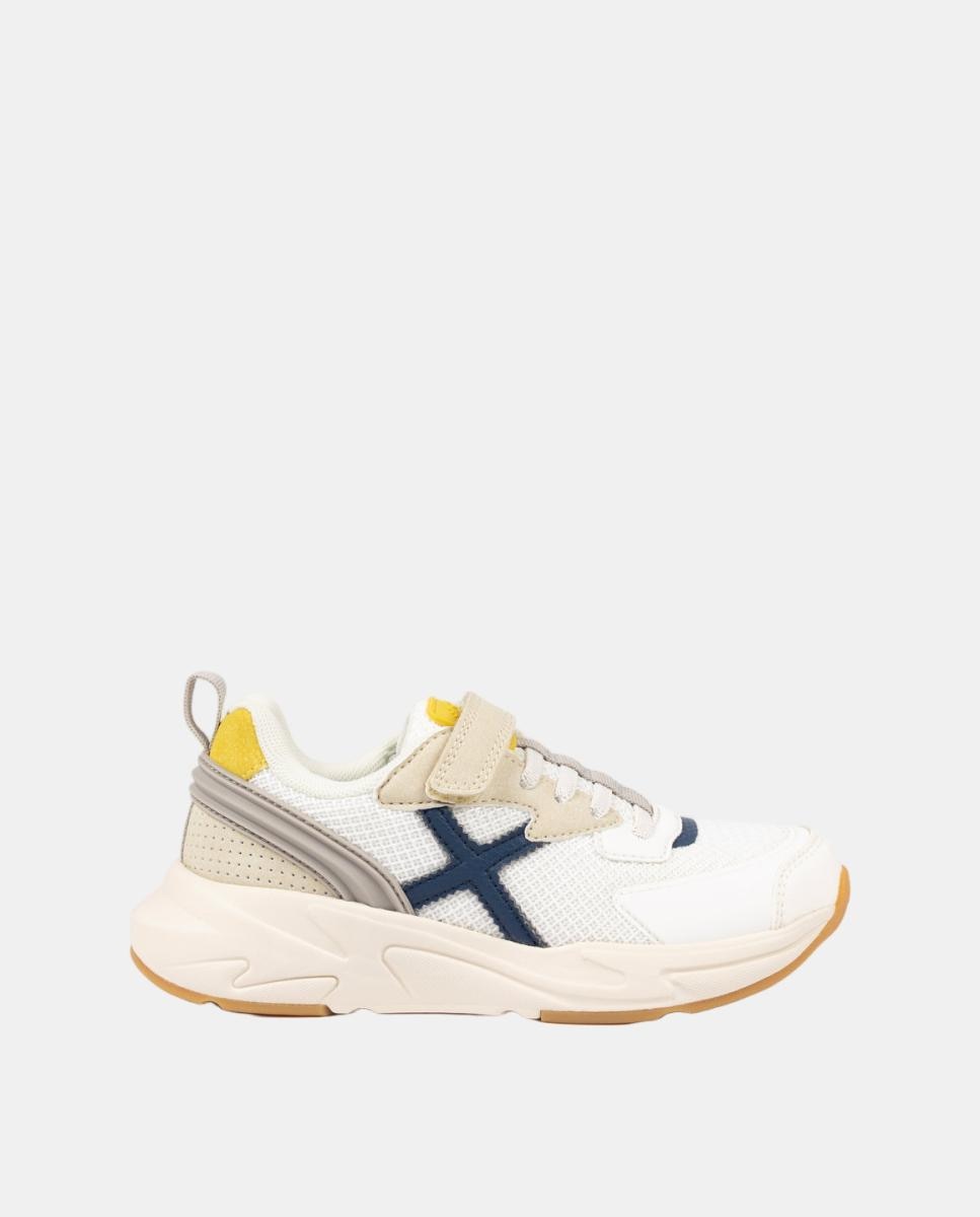 Munich Zapatillas de Casual de Niños MINI TRACK 121 Blanco