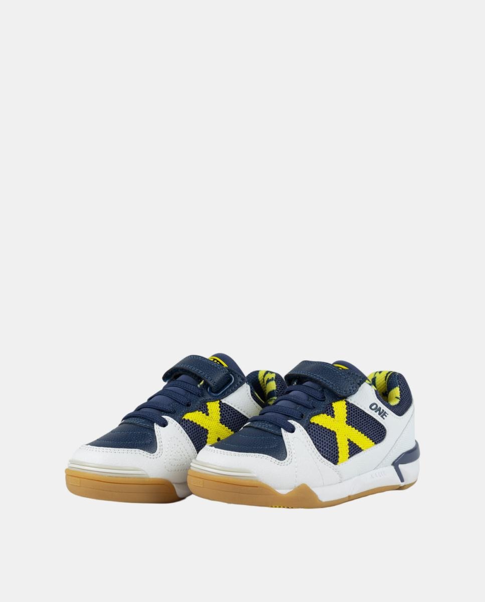 Zapatillas de Fútbol Sala de Niños ONE KID VCO 80 MUNICH - Blanco Blanco-2