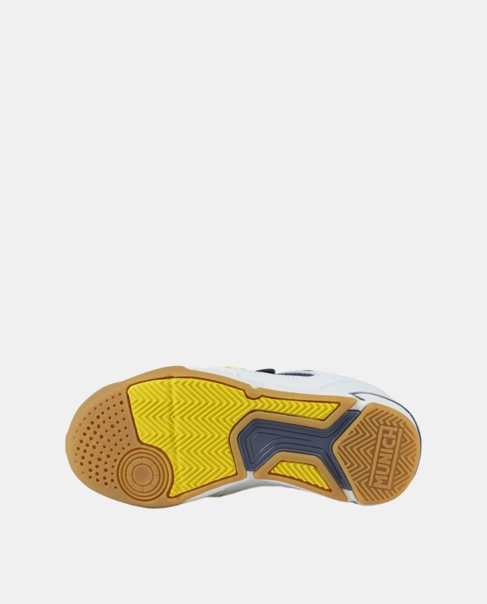 Zapatillas de Fútbol Sala de Niños ONE KID VCO 80 MUNICH - Blanco Blanco-3