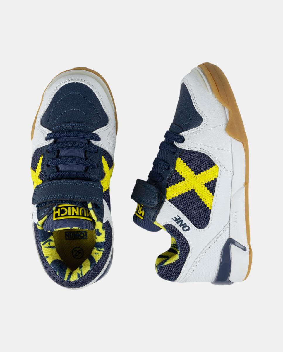 Zapatillas de Fútbol Sala de Niños ONE KID VCO 80 MUNICH - Blanco Blanco-5