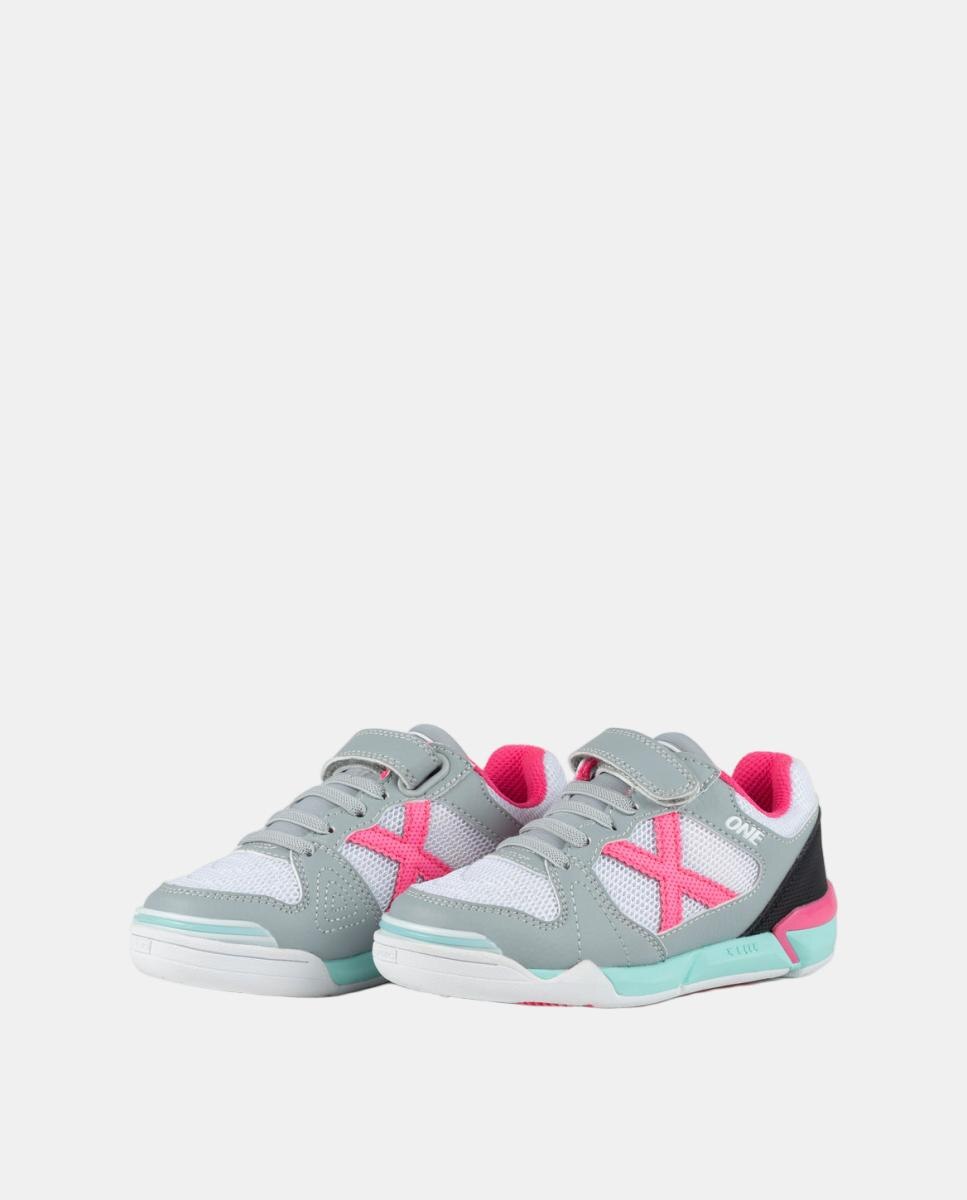 Zapatillas de Fútbol Sala de Niños ONE KID VCO 81 MUNICH - Gris Gris-2