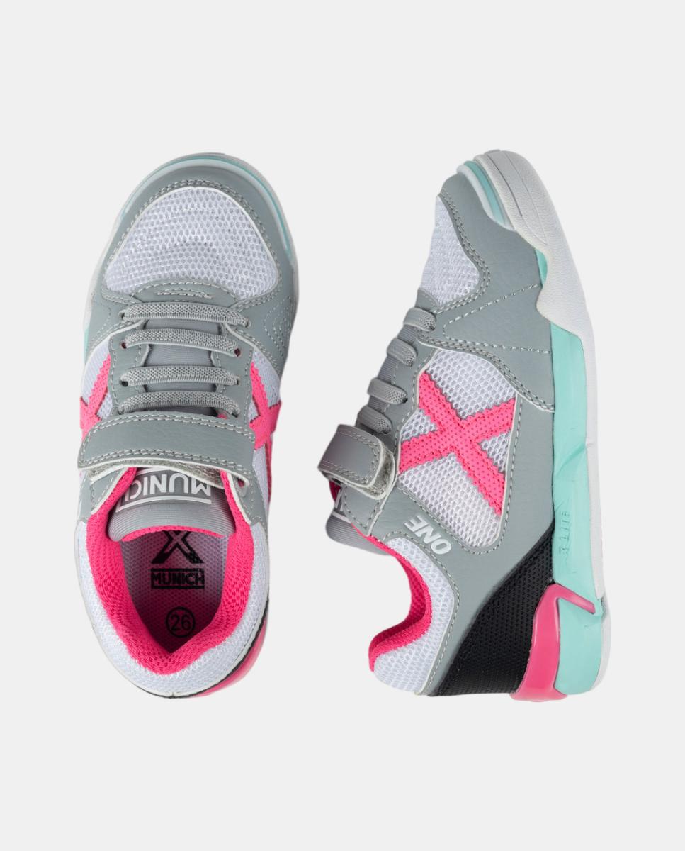 Zapatillas de Fútbol Sala de Niños ONE KID VCO 81 MUNICH - Gris Gris-5