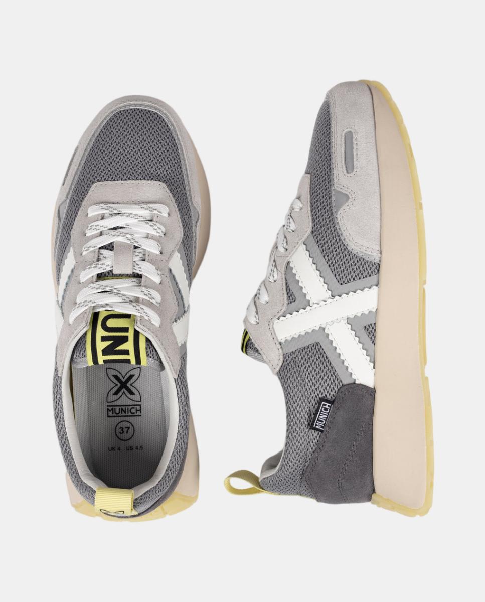 Zapatillas de Casual de Mujer XEMINE WMN 103 MUNICH - Gris Gris-5
