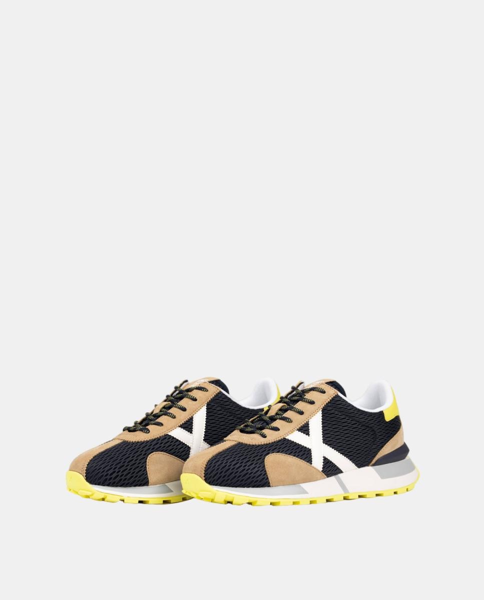 Zapatillas de Casual de Hombre SAPPORO CLUB 197 MUNICH - Azul Azul-2