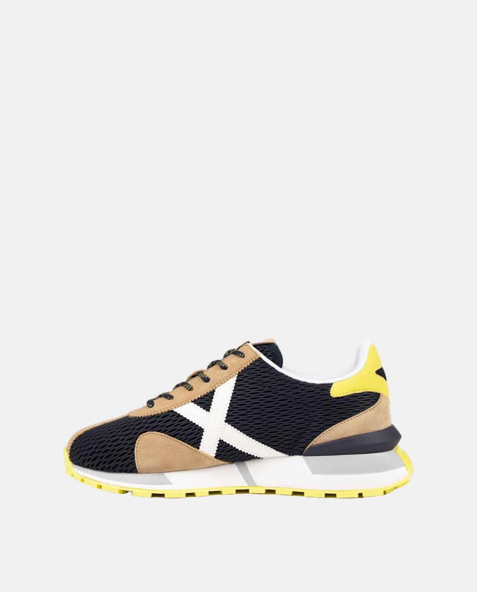 Zapatillas de Casual de Hombre SAPPORO CLUB 197 MUNICH - Azul Azul-4