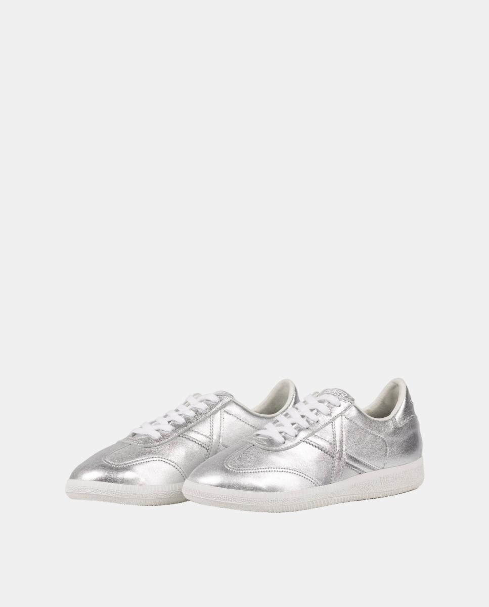 Zapatillas de Casual de Mujer BARRU 224 MUNICH - Plateado Plateado-2