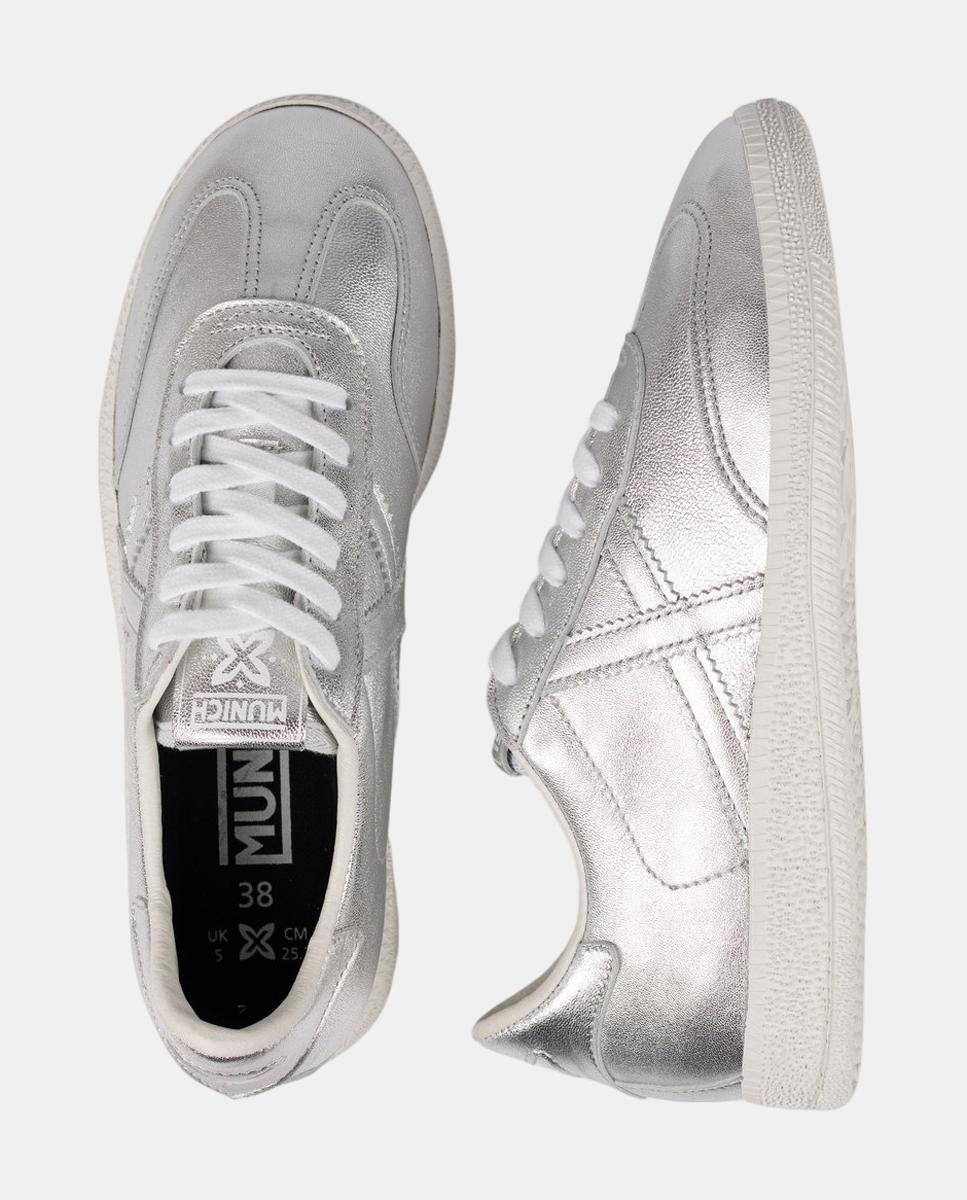 Zapatillas de Casual de Mujer BARRU 224 MUNICH - Plateado Plateado-5