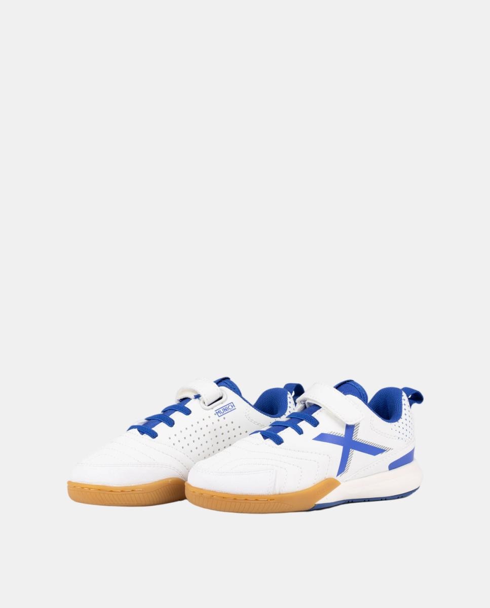 Zapatillas de Fútbol Sala de Niños RONDITO KID ELASTIC LACES 14 - Blanco Blanco-2