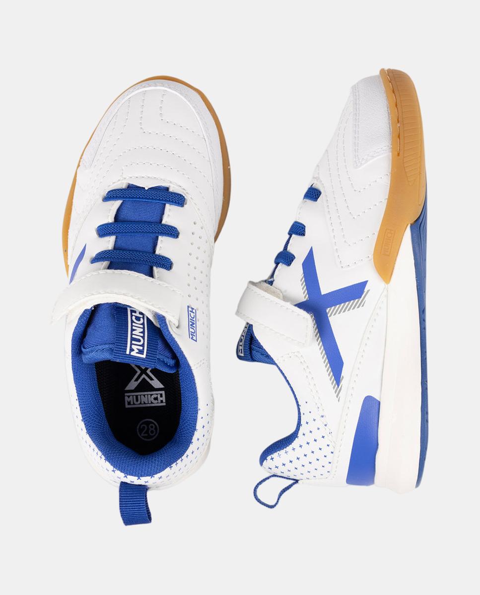Zapatillas de Fútbol Sala de Niños RONDITO KID ELASTIC LACES 14 - Blanco Blanco-5