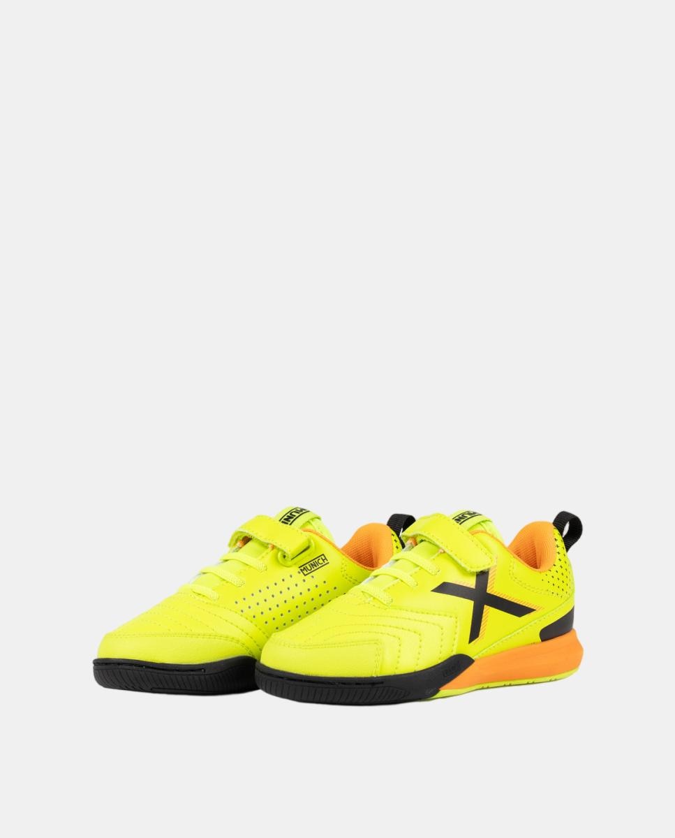 Zapatillas de Fútbol Sala de Niños RONDITO KID ELASTIC LACES 15 - Amarillo claro Amarillo claro-2