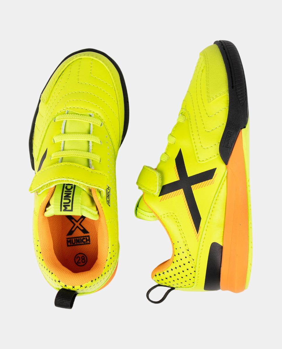 Zapatillas de Fútbol Sala de Niños RONDITO KID ELASTIC LACES 15 - Amarillo claro Amarillo claro-5