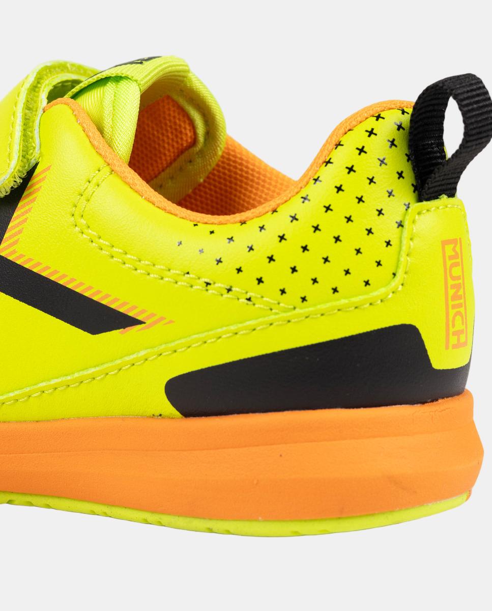 Zapatillas de Fútbol Sala de Niños RONDITO KID ELASTIC LACES 15 - Amarillo claro Amarillo claro-6