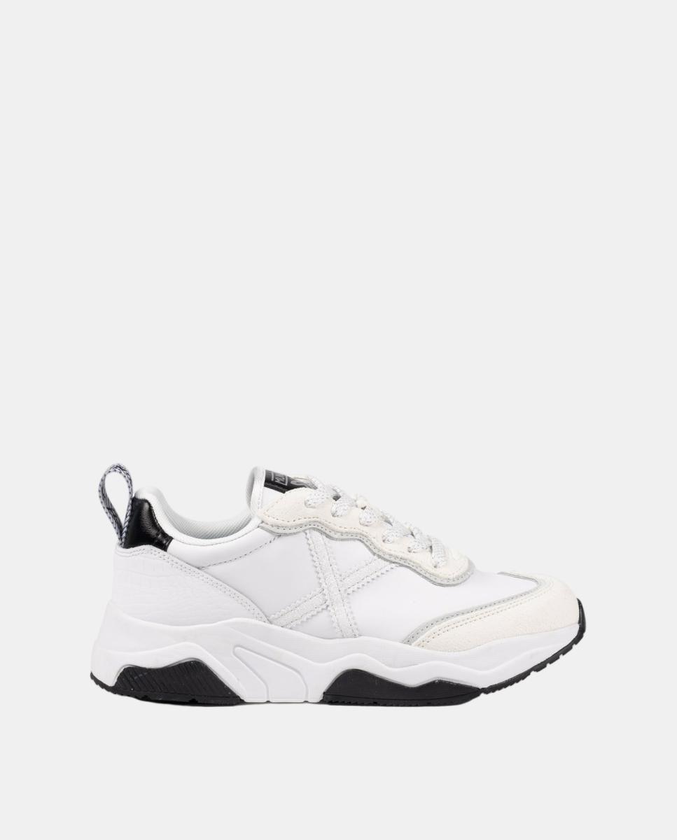 Munich Zapatillas de Casual de Mujer WAVE 184 Blanco