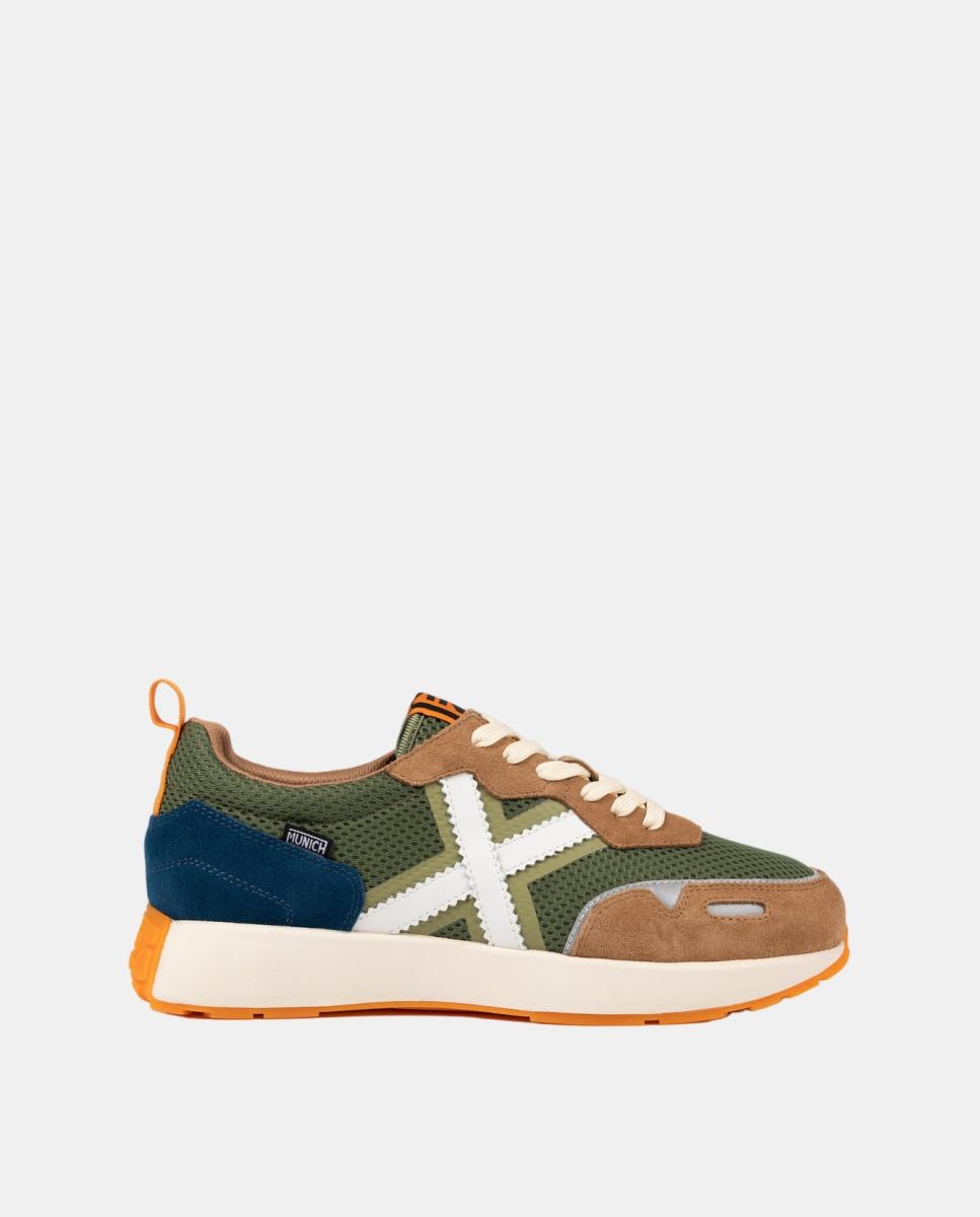 Munich Zapatillas de Casual de Hombre XEMINE 96 Caqui