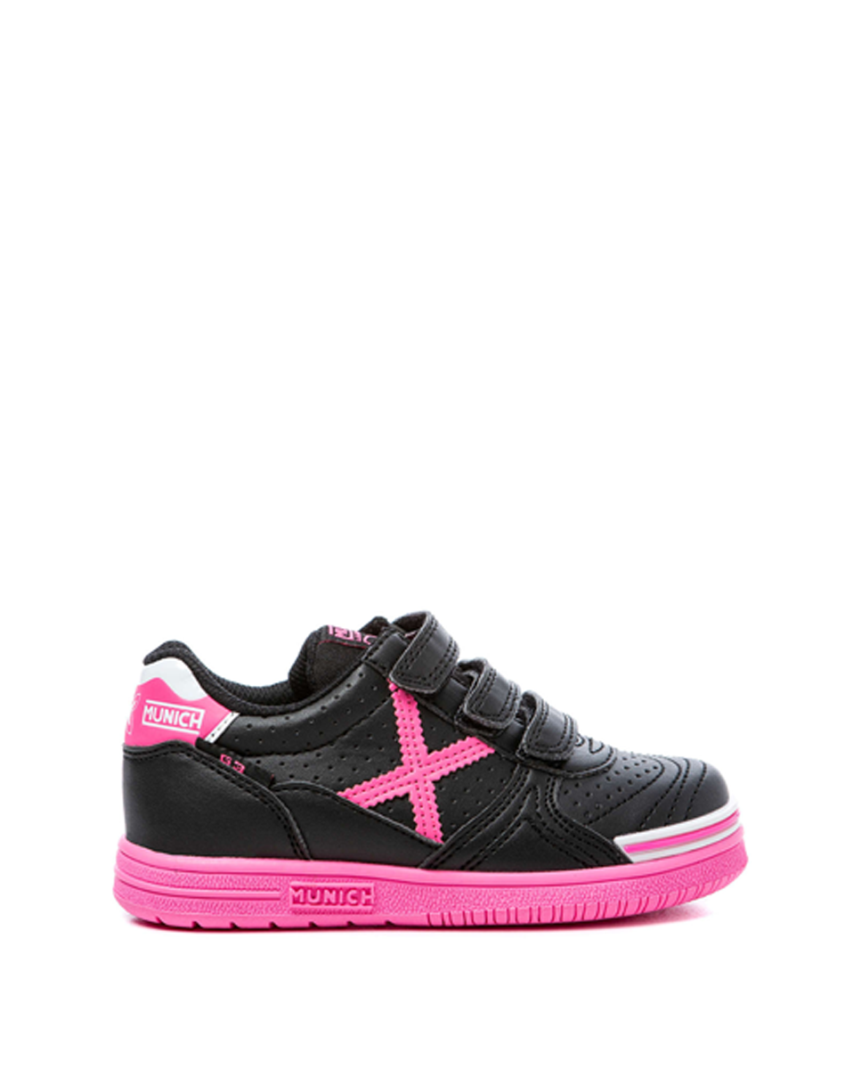 Imagen 1 de Zapatillas de fútbol sala de niños G 3 Kid Vco Profit Munich - Negro / Rosa Negro / Rosa